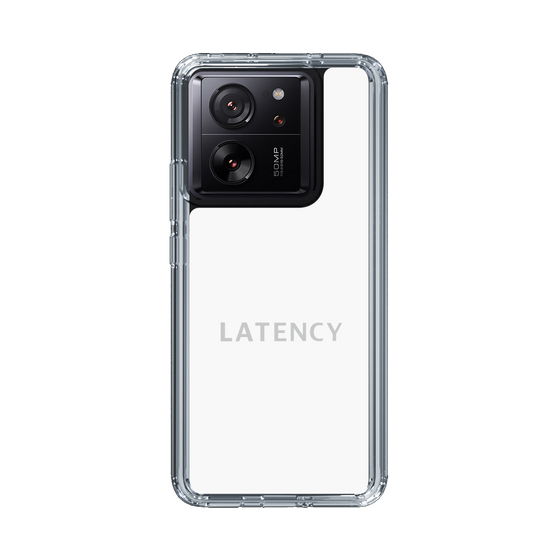 スリムプロテクションケース［ LATENCY - Logotype - White ］