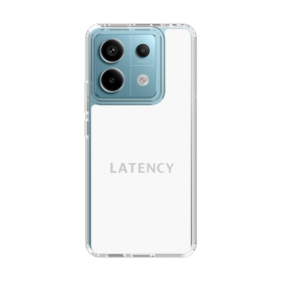 スリムプロテクションケース［ LATENCY - Logotype - White ］