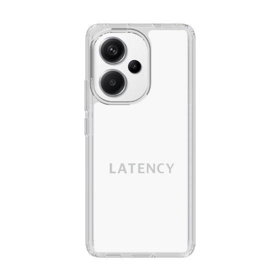 スリムプロテクションケース［ LATENCY - Logotype - White ］