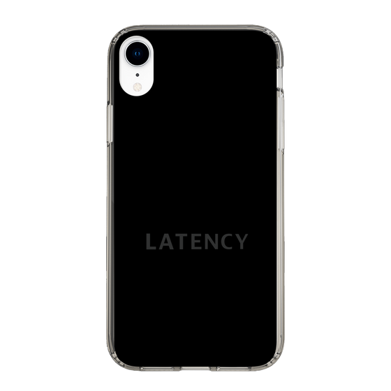 スリムプロテクションケース［ LATENCY - Logotype - Black ］