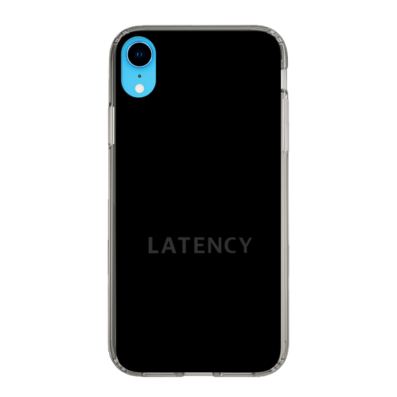 スリムプロテクションケース［ LATENCY - Logotype - Black ］