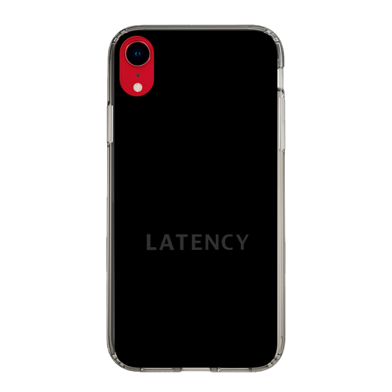 スリムプロテクションケース［ LATENCY - Logotype - Black ］