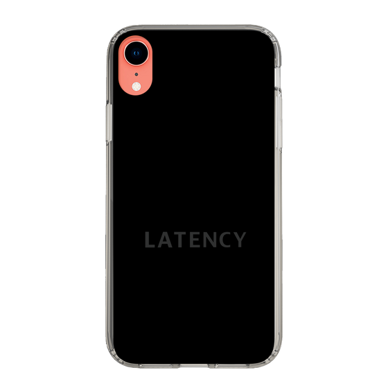 スリムプロテクションケース［ LATENCY - Logotype - Black ］