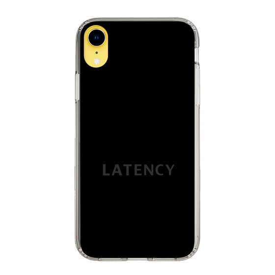 スリムプロテクションケース［ LATENCY - Logotype - Black ］