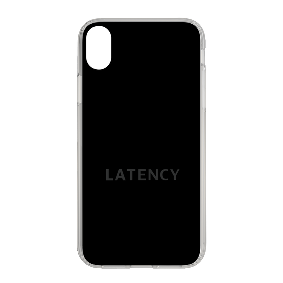 スリムプロテクションケース［ LATENCY - Logotype - Black ］