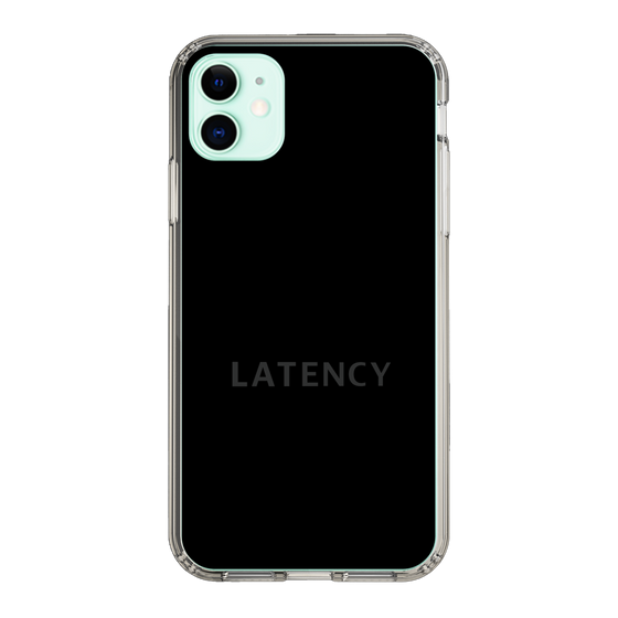 スリムプロテクションケース［ LATENCY - Logotype - Black ］