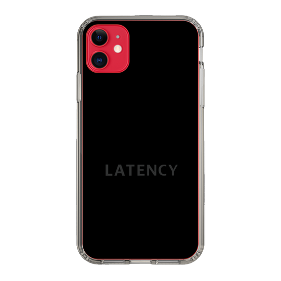 スリムプロテクションケース［ LATENCY - Logotype - Black ］
