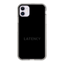 スリムプロテクションケース［ LATENCY - Logotype - Black ］