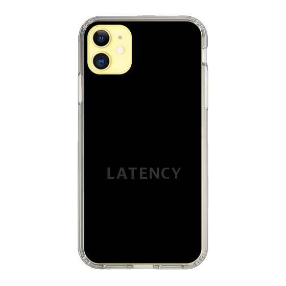 スリムプロテクションケース［ LATENCY - Logotype - Black ］