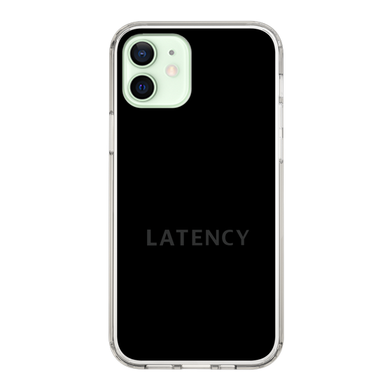 スリムプロテクションケース［ LATENCY - Logotype - Black ］