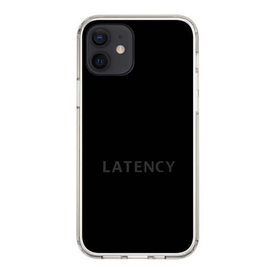 スリムプロテクションケース［ LATENCY - Logotype - Black ］