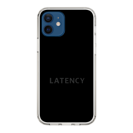 スリムプロテクションケース［ LATENCY - Logotype - Black ］