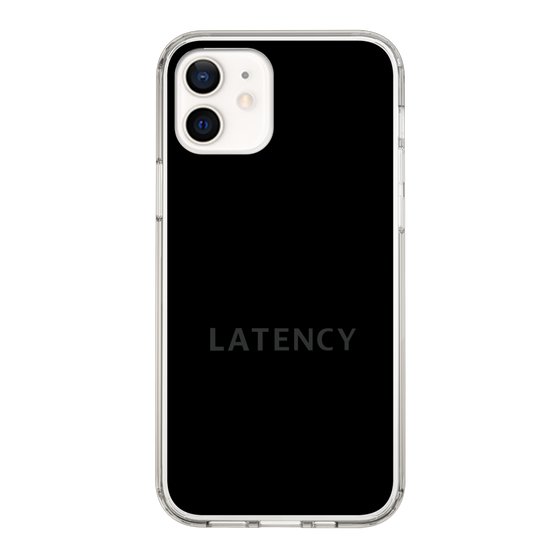 スリムプロテクションケース［ LATENCY - Logotype - Black ］