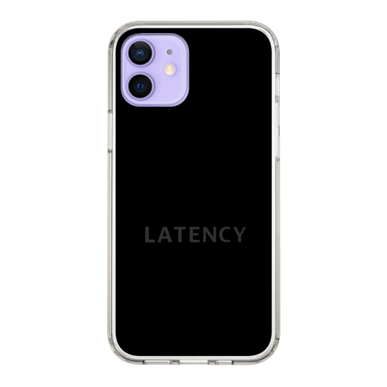 スリムプロテクションケース［ LATENCY - Logotype - Black ］