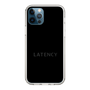 スリムプロテクションケース［ LATENCY - Logotype - Black ］