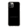 スリムプロテクションケース［ LATENCY - Logotype - Black ］