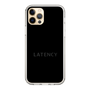 スリムプロテクションケース［ LATENCY - Logotype - Black ］