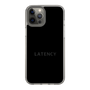 スリムプロテクションケース［ LATENCY - Logotype - Black ］