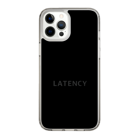 スリムプロテクションケース［ LATENCY - Logotype - Black ］