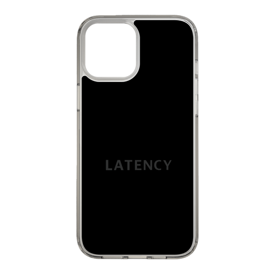 スリムプロテクションケース［ LATENCY - Logotype - Black ］