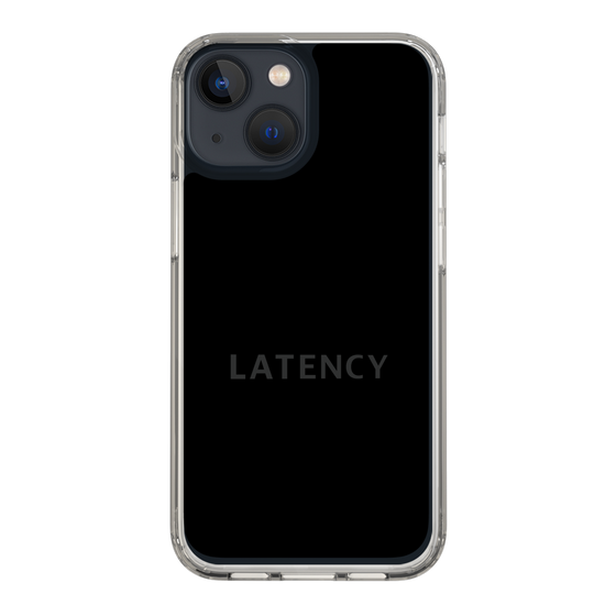 スリムプロテクションケース［ LATENCY - Logotype - Black ］
