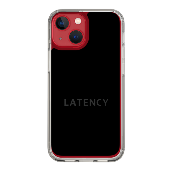 スリムプロテクションケース［ LATENCY - Logotype - Black ］
