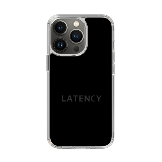 スリムプロテクションケース［ LATENCY - Logotype - Black ］