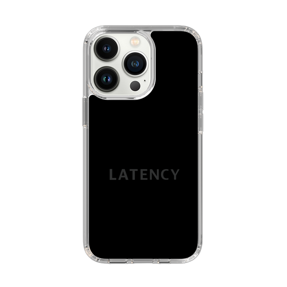スリムプロテクションケース［ LATENCY - Logotype - Black ］