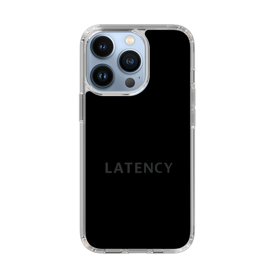 スリムプロテクションケース［ LATENCY - Logotype - Black ］