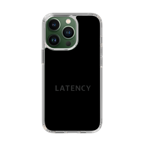 スリムプロテクションケース［ LATENCY - Logotype - Black ］