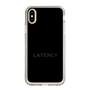 スリムプロテクションケース［ LATENCY - Logotype - Black ］