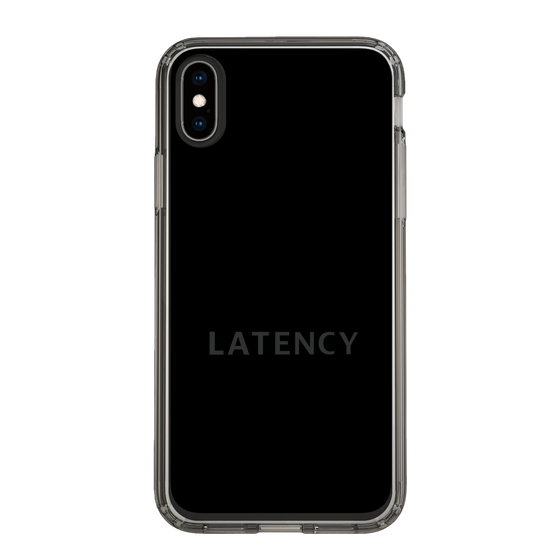 スリムプロテクションケース［ LATENCY - Logotype - Black ］