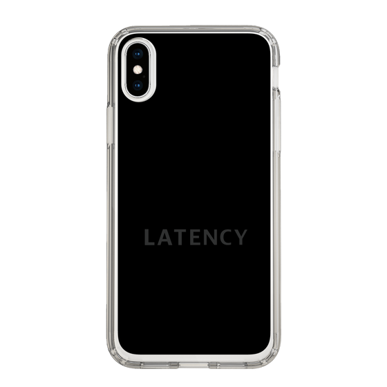 スリムプロテクションケース［ LATENCY - Logotype - Black ］
