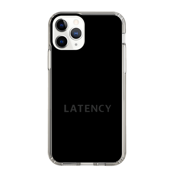 スリムプロテクションケース［ LATENCY - Logotype - Black ］