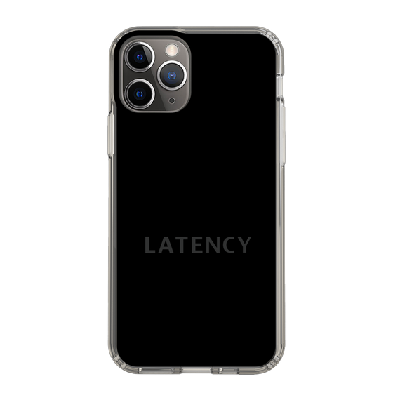 スリムプロテクションケース［ LATENCY - Logotype - Black ］