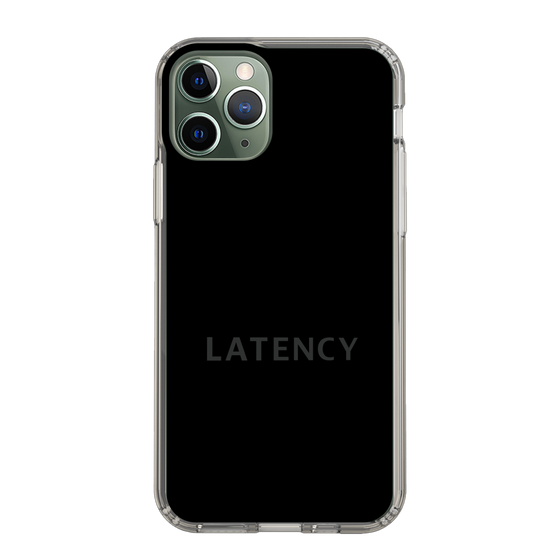 スリムプロテクションケース［ LATENCY - Logotype - Black ］