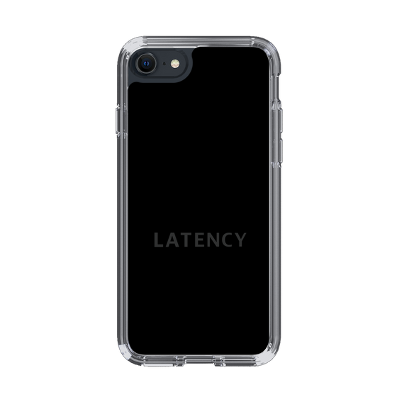 スリムプロテクションケース［ LATENCY - Logotype - Black ］