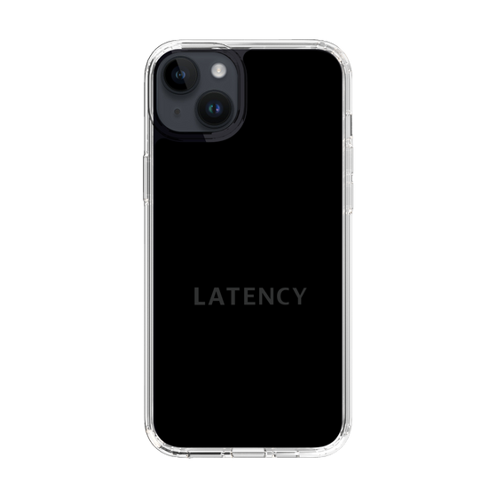 スリムプロテクションケース［ LATENCY - Logotype - Black ］