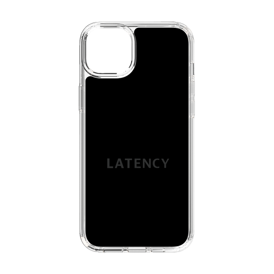 スリムプロテクションケース［ LATENCY - Logotype - Black ］