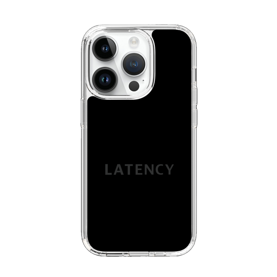 スリムプロテクションケース［ LATENCY - Logotype - Black ］