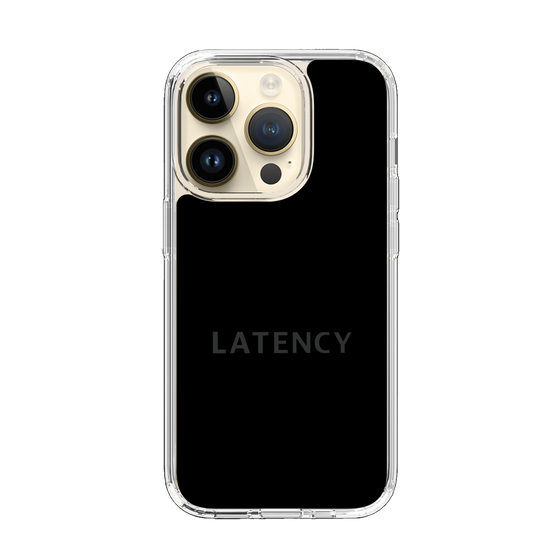 スリムプロテクションケース［ LATENCY - Logotype - Black ］