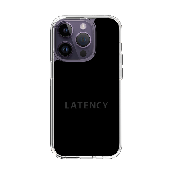 スリムプロテクションケース［ LATENCY - Logotype - Black ］