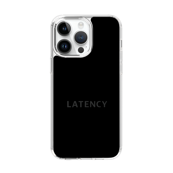 スリムプロテクションケース［ LATENCY - Logotype - Black ］