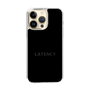 スリムプロテクションケース［ LATENCY - Logotype - Black ］