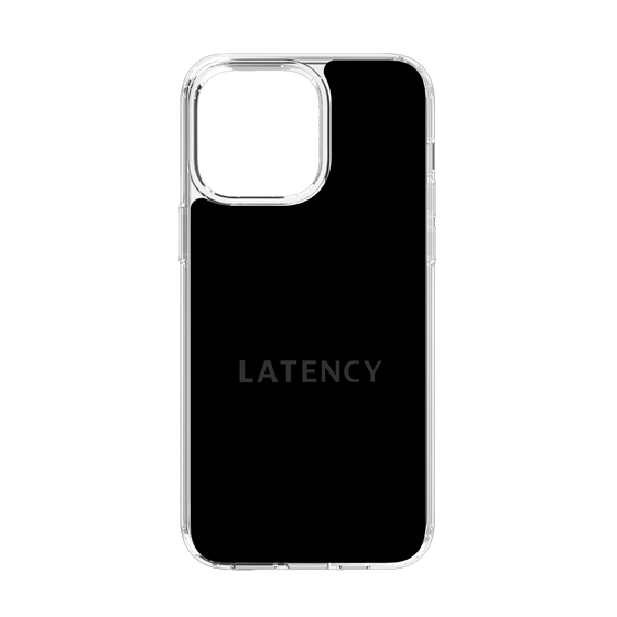 スリムプロテクションケース［ LATENCY - Logotype - Black ］