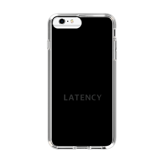 スリムプロテクションケース［ LATENCY - Logotype - Black ］