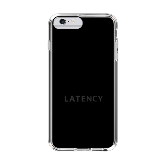 スリムプロテクションケース［ LATENCY - Logotype - Black ］