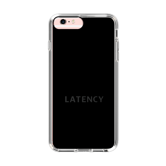 スリムプロテクションケース［ LATENCY - Logotype - Black ］