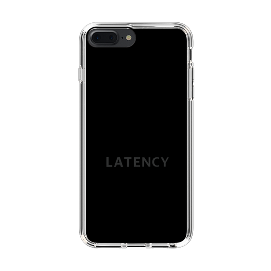 スリムプロテクションケース［ LATENCY - Logotype - Black ］