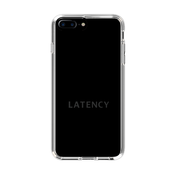 スリムプロテクションケース［ LATENCY - Logotype - Black ］